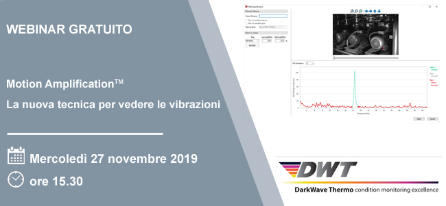 Webinar gratuito sul Motion Amplification